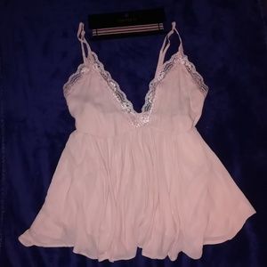 Sexy Sheer Lace V-neck Cami